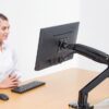 bras ressort pour moniteur de bureau pivotant