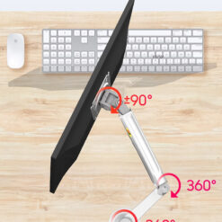 support mural avec bras ressort