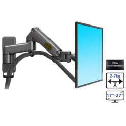 supportmural ajustable en aluminium