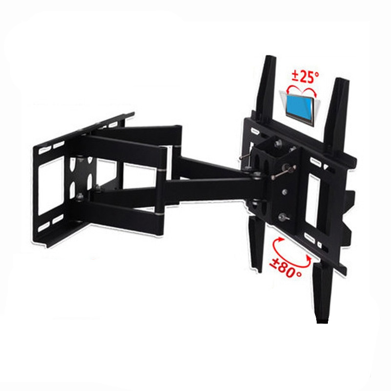Support TV Pivotant Pour écrans 14 à 27 Pouces - Base De Table Antidérapante, Inclinable Et Orientable à 360°, Sans Perçage