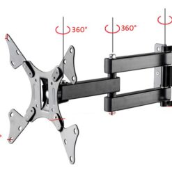 support mural de television en aluminium