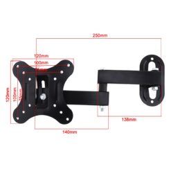 support mural tv universel plat inclinaison